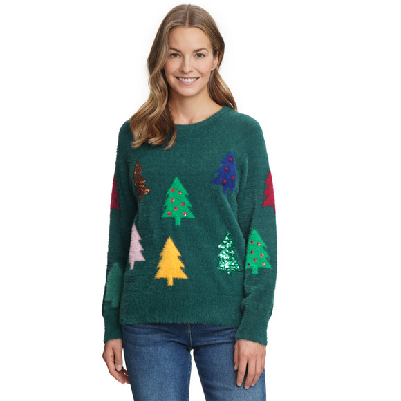 Dames kersttrui gemaakt van verengaren