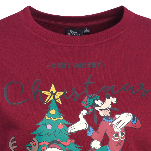 Mickey Mouse kerst sweatshirt met print