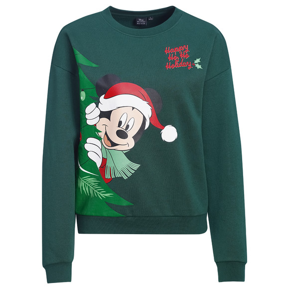 Micky Maus Weihnachtssweatshirt mit Print