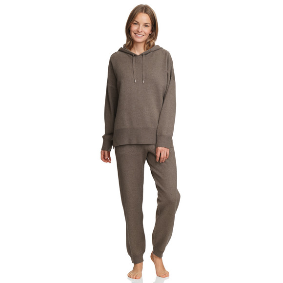 Damen Loungewear-Strickhose in Uni