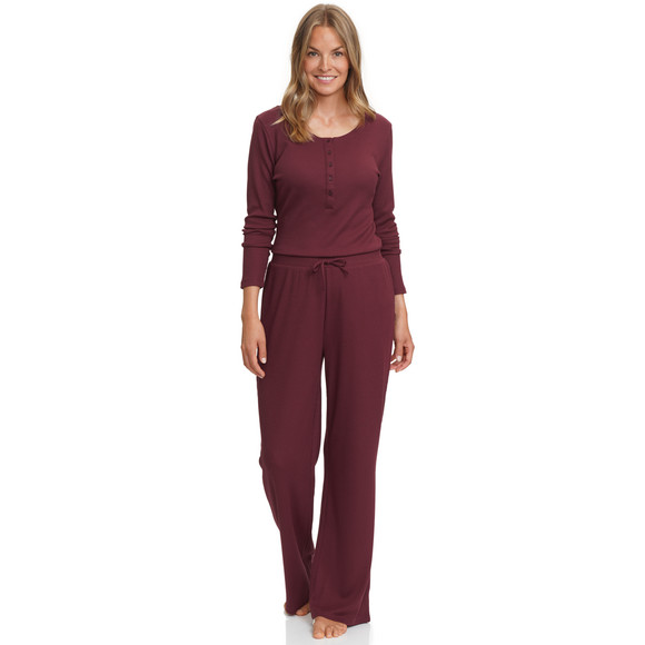 Damen Loungewear-Hose in Unifarben
