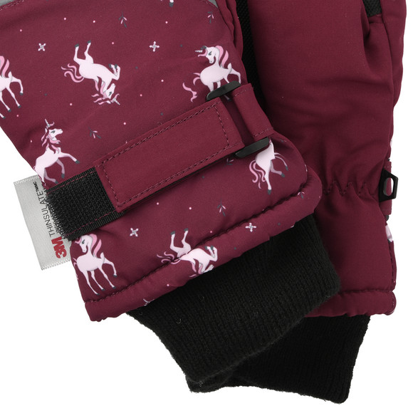 Meisjeshandschoenen met eenhoornmotieven