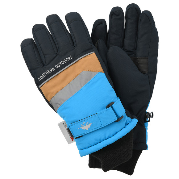 Jungen Handschuhe mit Farbteiler