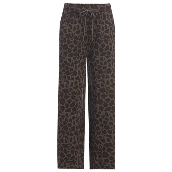 Damen Loungewear-Hose im Leo-Look