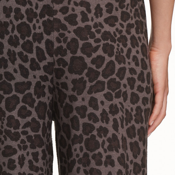 Damen Loungewear-Hose im Leo-Look