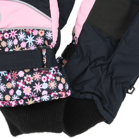 Mädchen Handschuhe mit Blumen-Muster