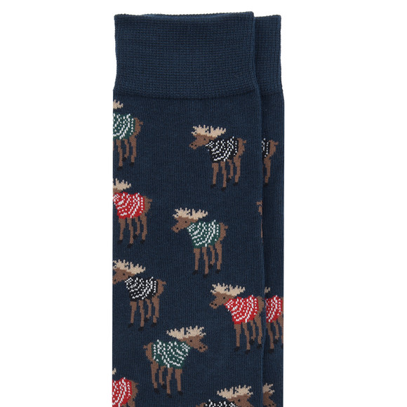 1 Paar Herren Socken mit Allover-Muster