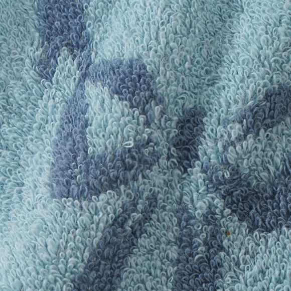 Washandschoen met strikpatroon