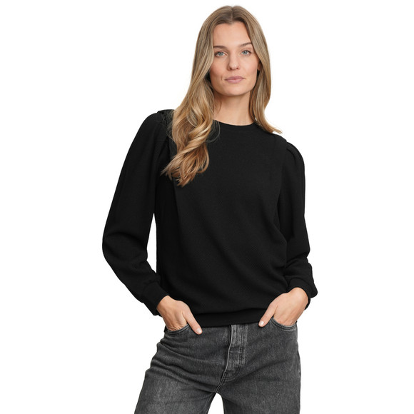Damen Sweatshirt mit Effektgarn