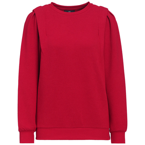Damen Sweatshirt mit Effektgarn