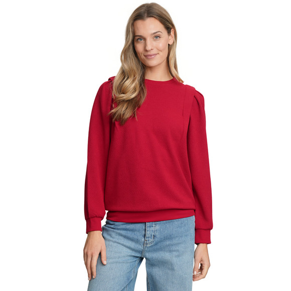 Damen Sweatshirt mit Effektgarn