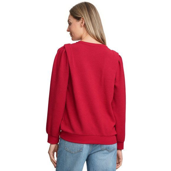 Damen Sweatshirt mit Effektgarn