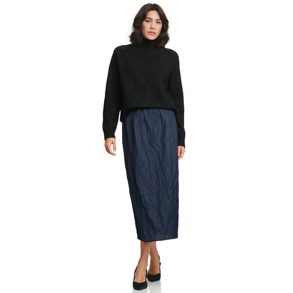 Damen Strickpullover mit Stehkragen