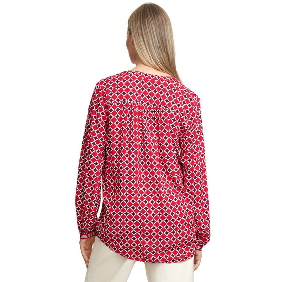 Damen Bluse mit Serafino-Ausschnitt