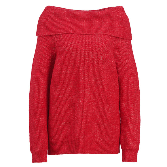 Damen Strickpullover in Rippstrick
