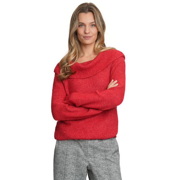 Damen Strickpullover in Rippstrick