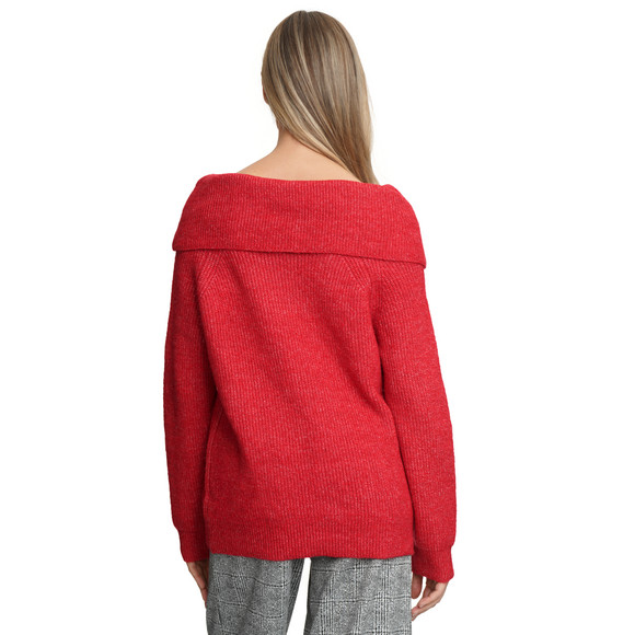 Damen Strickpullover in Rippstrick