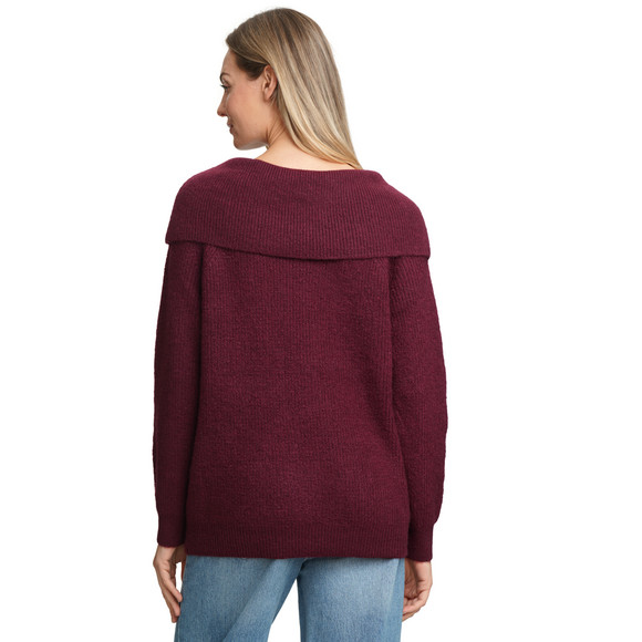 Damen Strickpullover in Rippstrick
