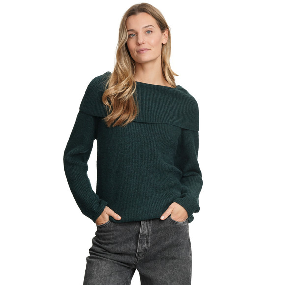Damen Strickpullover in Rippstrick