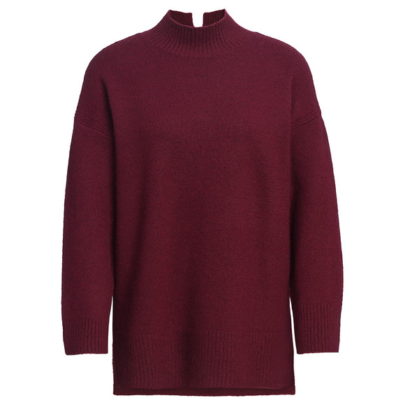 Damen Strickpullover mit Stehkragen