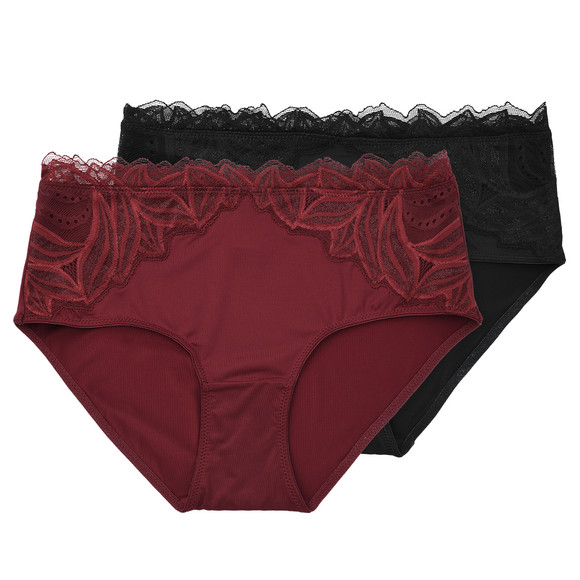 2 damesslips met kant