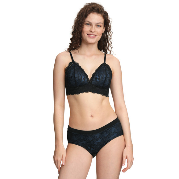 Damen Panty mit floraler Spitze