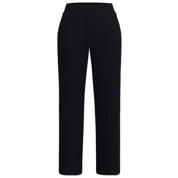 Dames pyjamabroek met geribbelde structuur