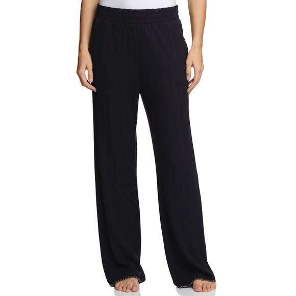 Dames pyjamabroek met geribbelde structuur