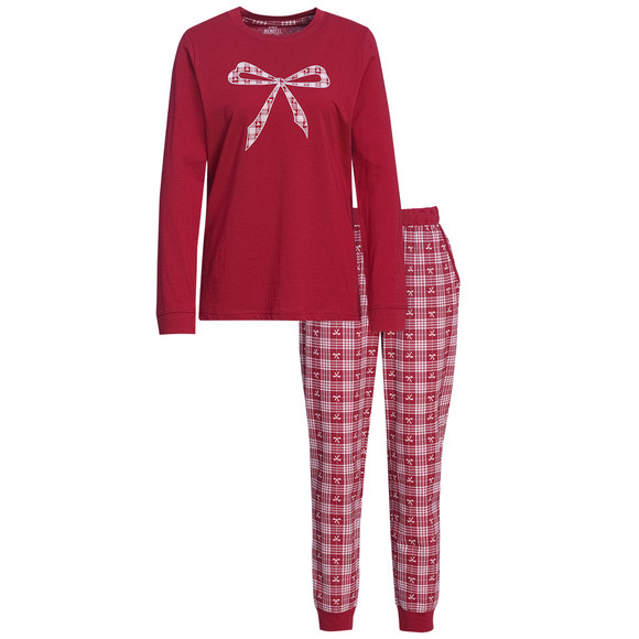 Damespyjama in kerstsfeer