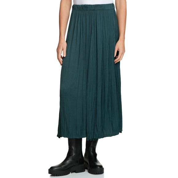 Damesrok met geplooide structuur