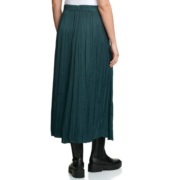 Damesrok met geplooide structuur