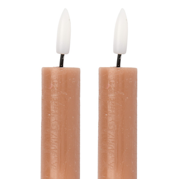 2 LED-dinerkaarsen in een Kledingsets