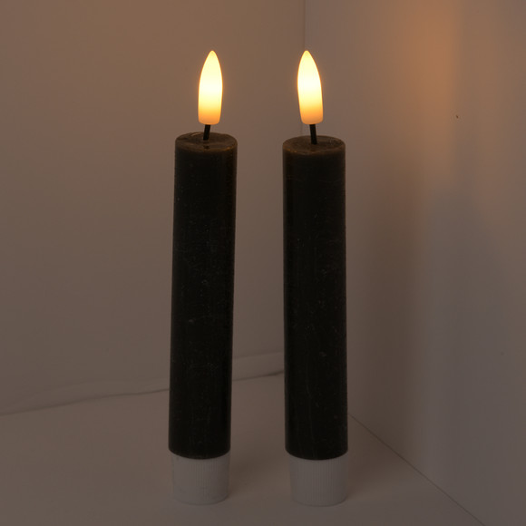 2 LED-dinerkaarsen in een Kledingsets