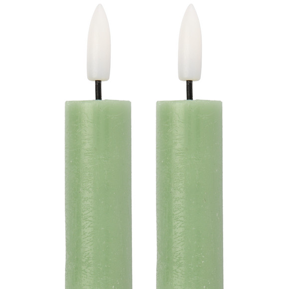 2 LED-dinerkaarsen in een Kledingsets