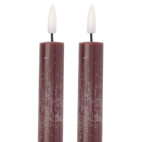 2 LED-dinerkaarsen in een Kledingsets