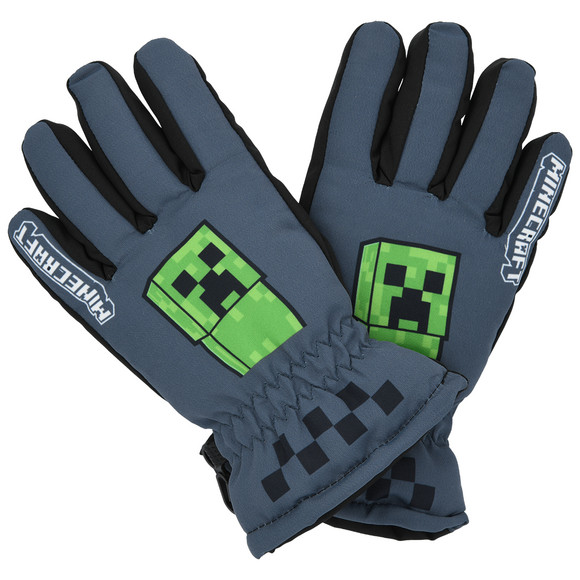 Minecraft Handschuhe mit Fleecefutter