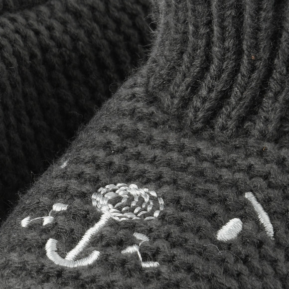 1 paar babyslofjes met berengezichtje