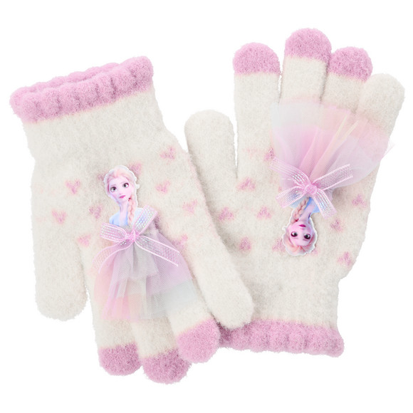 De handschoenen van Frozen met applicatie