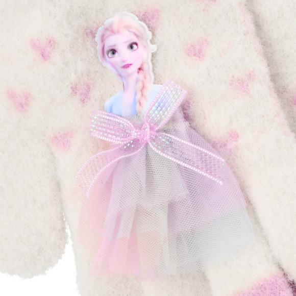 De handschoenen van Frozen met applicatie