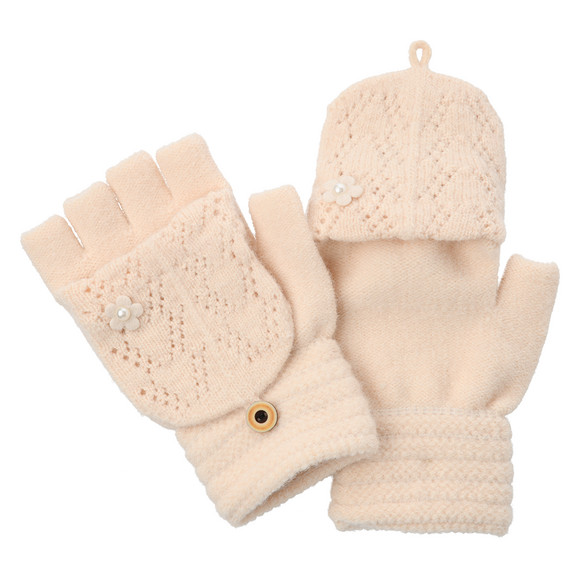 Mädchen Handschuhe aus Feinstrick