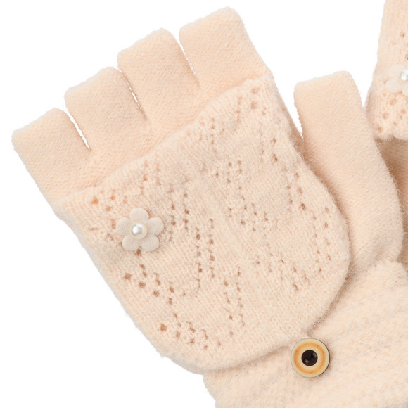 Mädchen Handschuhe aus Feinstrick
