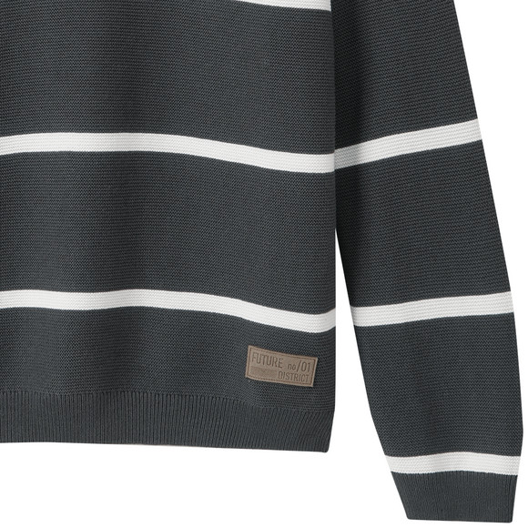 Jungen Strickpullover mit Streifen