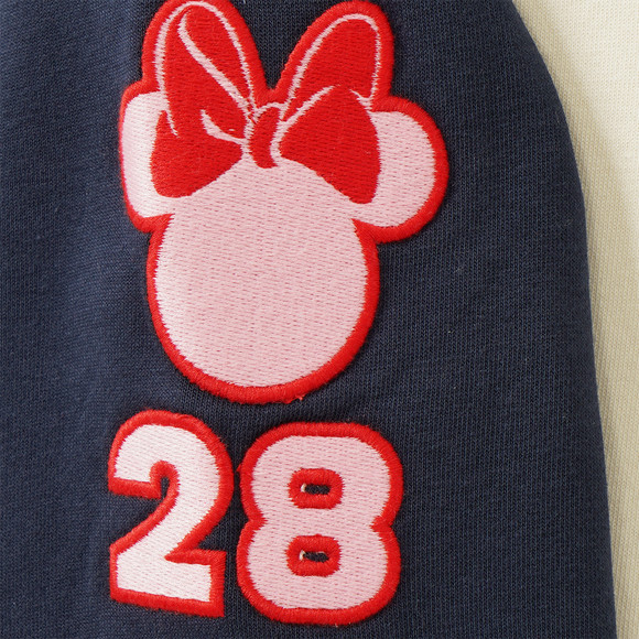 Minnie Maus Sweatjacke im College-Style