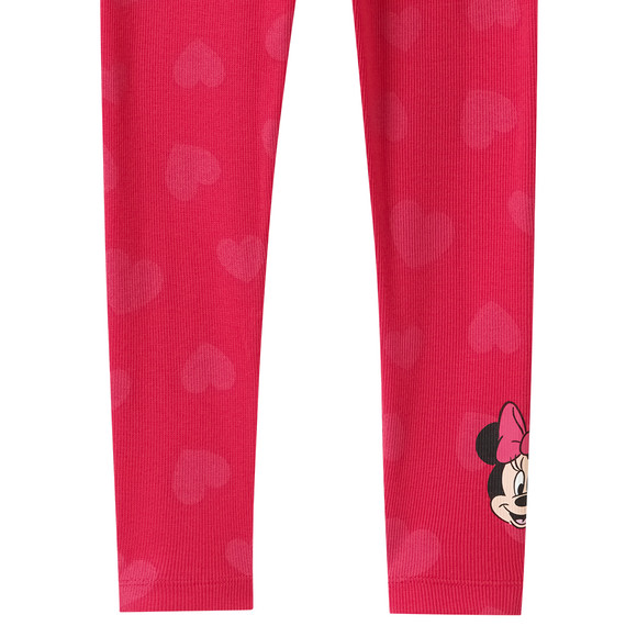 Leggings van Minnie Mouse met hart all-over