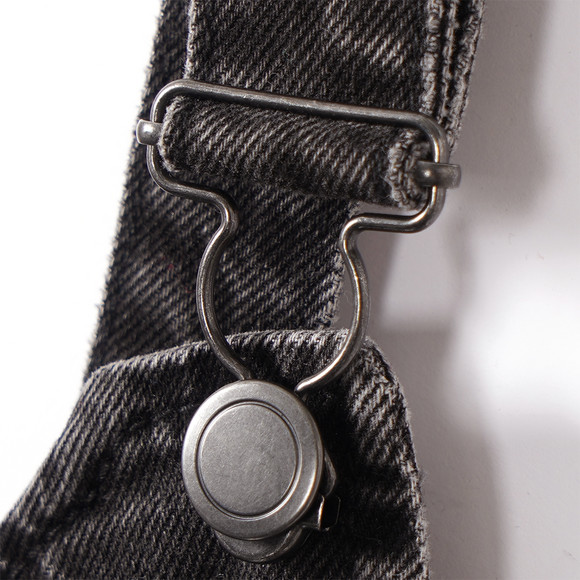 Mädchen Jeanskleid mit Kirschen-Stickerei