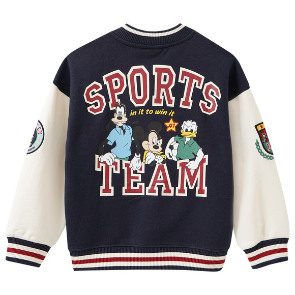 Micky Maus Sweatjacke im College-Style