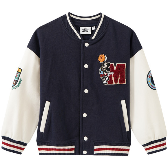 Micky Maus Sweatjacke im College-Style