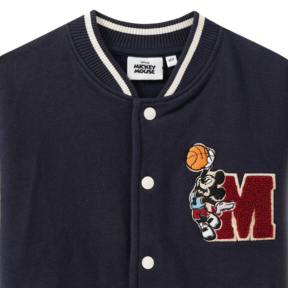 Micky Maus Sweatjacke im College-Style