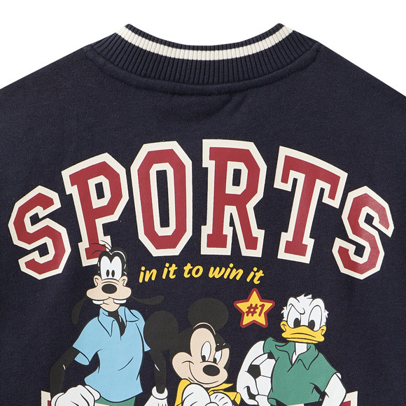 Micky Maus Sweatjacke im College-Style