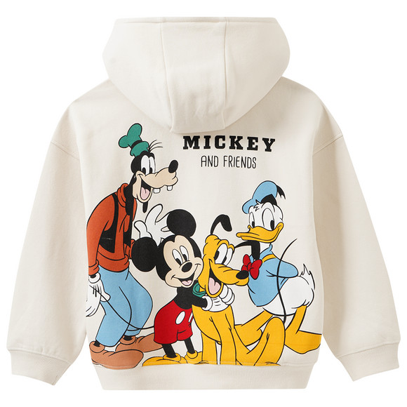 Micky Maus Hoodie mit Rücken-Print